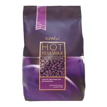 ItalWax Depilacja wosk twardy Plum Śliwka 1kg 1000g