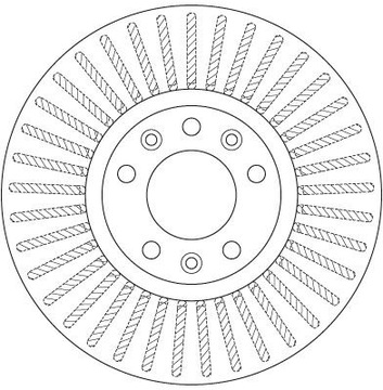 TARCZA HAMULC. PEUGEOT 508 10- PRZÓD