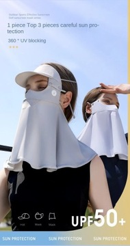 UV Protection Mask Solar Blocker for Face Kaffiyeh Sunscreen Shade Veil