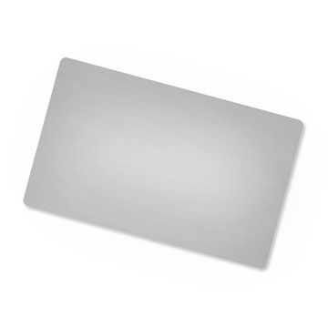 Metalowe wizytówki JSMP2 pakiet 10 szt Sublimacja