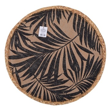 Podkładka na stół okrągła BOHO naturalna 38 cm