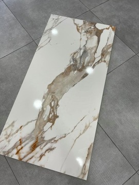 ПЛИТКА 60X120 CALACATTA GOLD GLOSS GOLD
