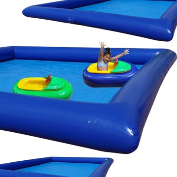 BASEN POMPOWANY 8X6 M FESTYN KULE PVC 0,9 mm duży dla dzieci dorosłych