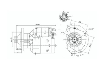 Стартер Magneton MF3 Massey F с редуктором