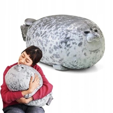 Maskotka Foka Pluszak Poduszka Prezenty 30 cm