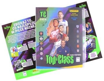 PANINI Top Class TC 2024 SEGREGATOR ALBUM na karty piłkarskie pomieści 540