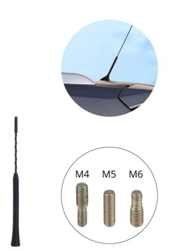 ANTENA DACHOWA PRĘT MASZT BAT OPEL I INNE FI 4,5,6