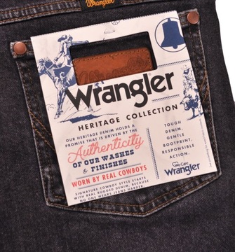 WRANGLER spodnie REGULAR grey STRAIGHT jeans TEXAS _ W38 L32