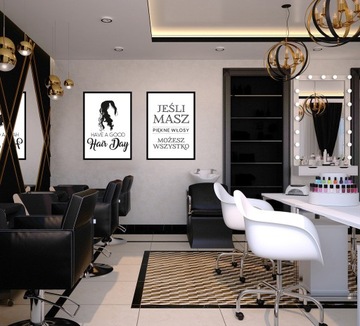 Декор-постер Парикмахерская, Салон 70х50 F02