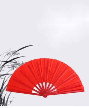 Кунг-фу Фан Тай Чи Веер с красным кольцом