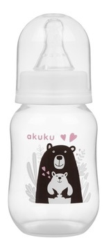 AKUKU BUTELKA STANDARD 125ML ZE SMOCZKIEM 0M+