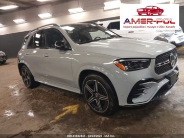 Mercedes GLE V167 2024 Mercedes-Benz GLE 2024r., 4x4, 3.0L 3.0 Benzyna 375KM