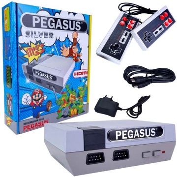 Konsola PEGASUS SILVER HD gra telewizyjna retro MARIO zabawka z dzieciństwa