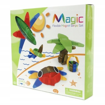 НАБОР ГИБКИХ МАГНИТНЫХ 3D БЛОКОВ 22 шт.