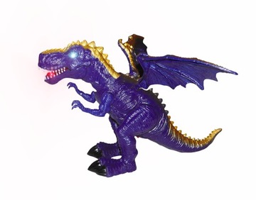 OGROMNY 45 CM DINOZAUR INTERAKTYWNY RYCZY CHODZI