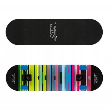 DESKA DESKOROLKA 9 WARSTW NILS SKATEBOARD ABEC7