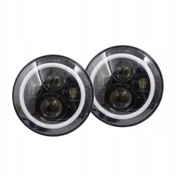 2x 7'' Okrągłe Reflektory LED 30W Hi/Lo
