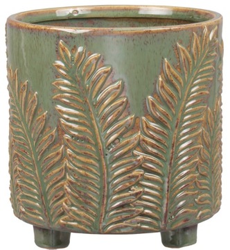 DONICZKA OSŁONKA CERAMICZNA NA NÓŻKACH NA KWIAT XS