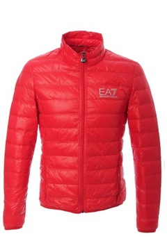 EMPORIO ARMANI EA7 włoska kurtka puchowa RED XXL