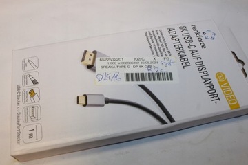 Кабель DisplayPort-C Renkforce RF-4600984 1,00 м