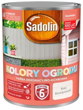Sadolin Kolory Ogrodu Biały Skandynawski 0,7l