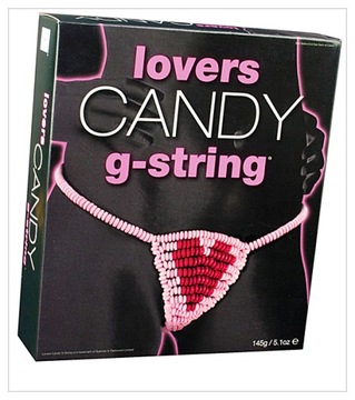 G-STRING STRINGI Z CUKIERKÓW Z SERCEM-LOVERS CANDY