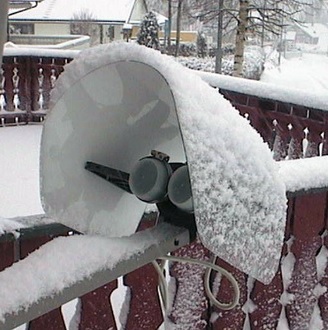 КРЫШКА КОНВЕРТЕРА LNB ДЛЯ ЗАЩИТЫ ОТ ДОЖДЯ