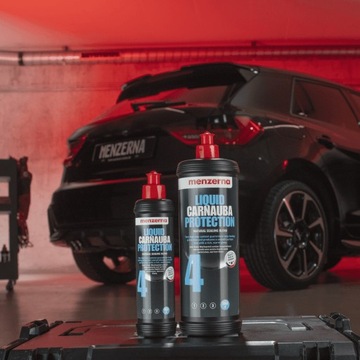 Жидкий карнаубский защитный воск Menzerna + мягкая полировальная подушечка + микрофибра