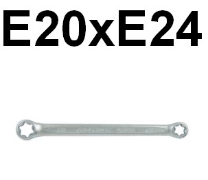 Klucz oczkowy E-TORX E20 x E24 W292024 Jonnesway