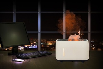 Диффузор AROMA FLAME, белый туман, похожий на пламя