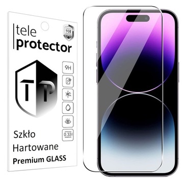 SZKŁO HARTOWANE TeleProtector PREMIUM GLASS do iPhone 15 PRO