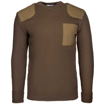 Sweter Oficerski Wełna 528/MON KHAKI 088-094/170