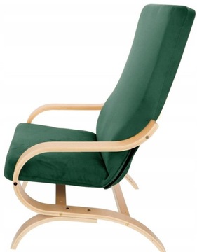 ЧЕХОЛ НА СТУЛ БУТЫЛКА FINKA, ЗЕЛЕНЫЙ, ЭЛАСТИЧНЫЙ ВЕЛЮР