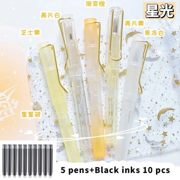 15Pcs Transparency fountain pen ink set 0.5mm