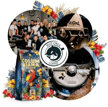 НАБОР КОФЕЙНЫХ ЗЕРНОВ 2 КГ - СВЕЖЕОБЖАРЕННЫЕ - Кубана + Ара - Blue Orca Coffee