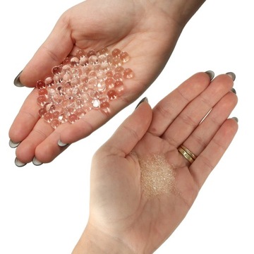 Бесцветные водные гелевые шарики для цветов, гидрогрунт, 50000 шт.