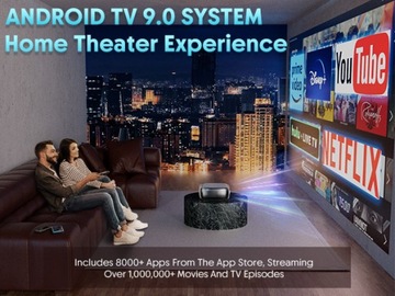 Проектор CX02, проектор Smart 800 ANSI, проектор для домашнего кинотеатра, черный