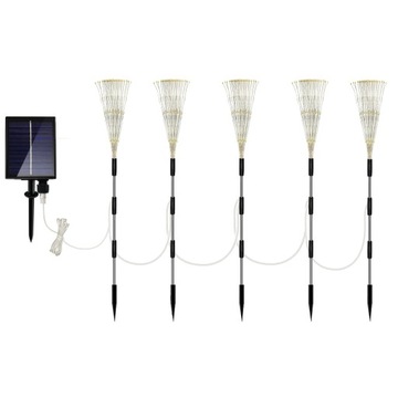 5 SZTUK Lampa słoneczna String Lampa ogrodowa