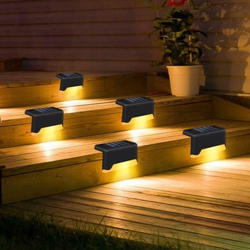 Lampa solarna wbijana MAXSELL czarny 8 cm 8 szt.
