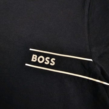 Koszulka T-shirt HUGO BOSS Granatowa Nowy Model Sportowa Męska Casual XL