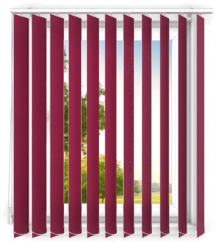 Wertikal Burgundowy 190cm x 170cm