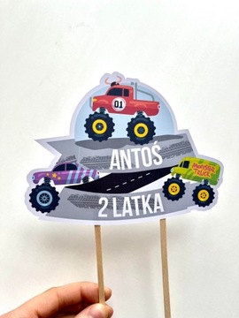 Коробка на день рождения Monster Truck, украшения на день рождения