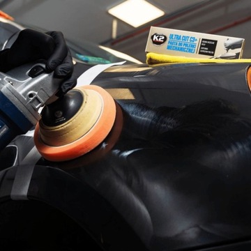 НАБОР ПОЛИРОВАЛЬНАЯ ПАСТА + ГУБКА K2 ДЛЯ ПОЛИРОВКИ КРАСКИ И УДАЛЕНИЯ ЦАРАПИН