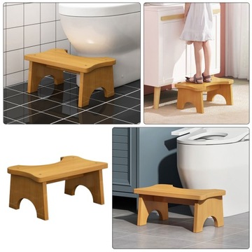 ТУАЛЕТНЫЙ ТАБУРЕТ И ДЕТСКОЕ СИДЕНЬЕ ИЗ МАССИВНОЙ ДЕРЕВЯННОСТИ