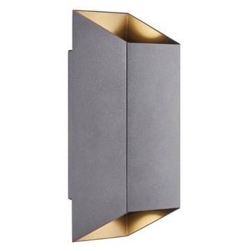 Nordlux Kinkiet ścienny NICO zewnętrzny GU10 35W aluminium Antracyt_OUTLET