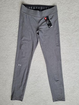 Leginsy damskie Under Armour L Szare Trening Heat