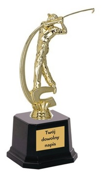 STATUETKA FIGURKA GOLFISTA PUCHAR 18 cm GRAWER