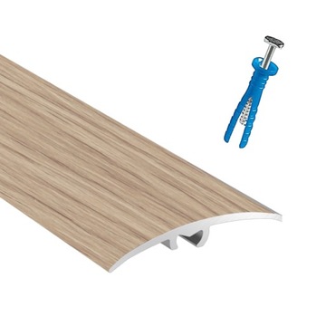 Listwa Progowa 30mm ALUMINIOWA wciskana SM1 Arbiton 186cm DĄB LINGBURG