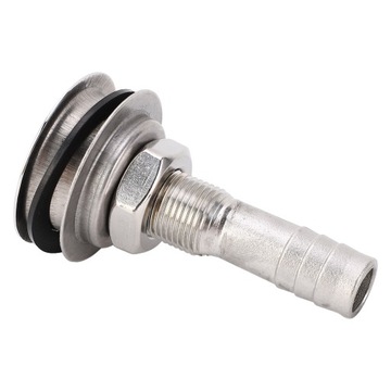 Прямой корпус клапана из нержавеющей стали 316, диаметр отверстия 16 мм 1S