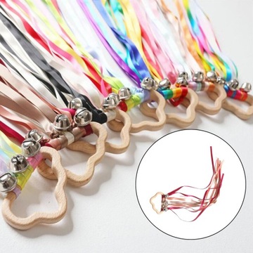 Лента Rainbow Hand Ribbon, сенсорные игрушки для рук.